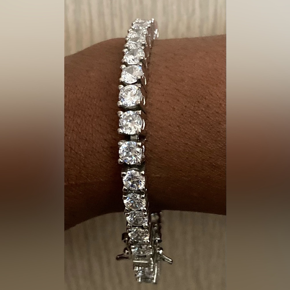 Sterling Silver Tennis Bracelet